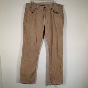 Gap Pants Men’s 35x30 Tan Brown Corduroy Straight Leg Pants Cotton Blend
